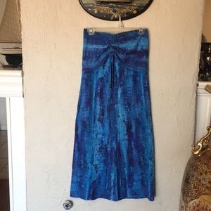Athleta Blue Brahma Maxi Skirt